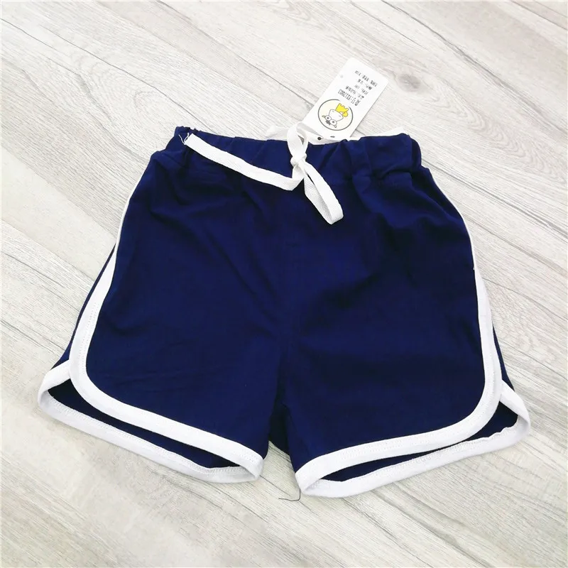 Г. Летние новые стильные спортивные шорты из чистого хлопка в Корейском стиле для детей Верхняя одежда для больших мальчиков шорты с закрытой кромкой