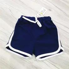 Г. Летние новые стильные спортивные шорты из чистого хлопка в Корейском стиле для детей Верхняя одежда для больших мальчиков шорты с закрытой кромкой