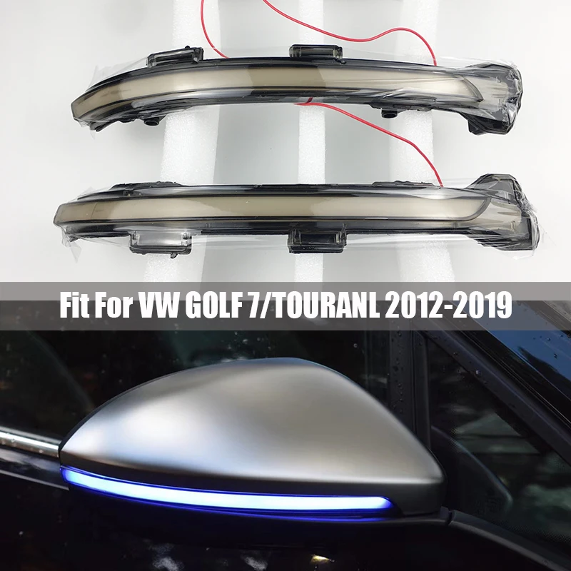 Белый синий красный Динамический светодиодный сигнал поворота светильник для VW