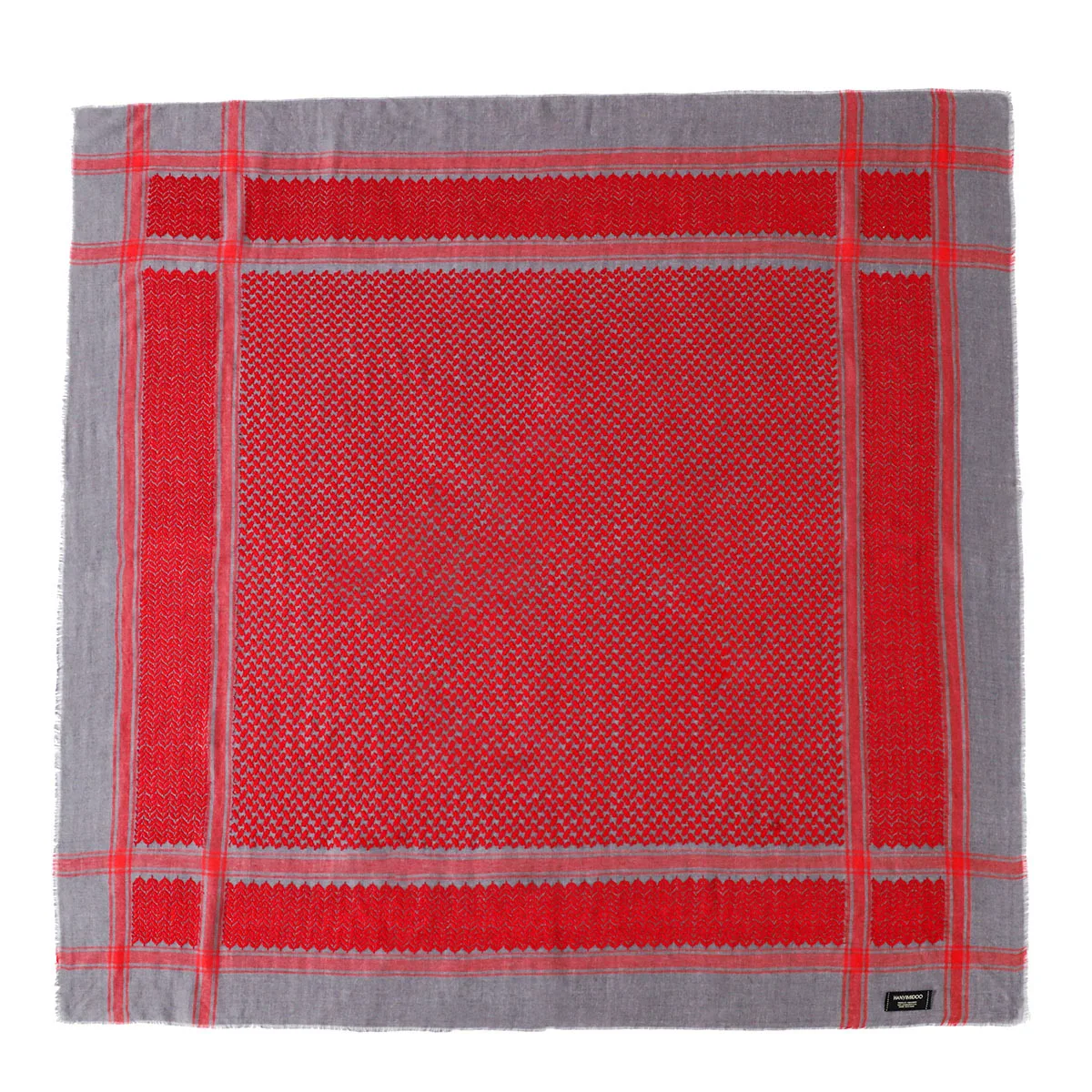 Arab Men Head Scarf Adult Shemagh Keffiyeh Muslim Saudi Tactical Desert Square Wool Scarf Islam Headdress Shawl Turban Eid Gift mens red scarf