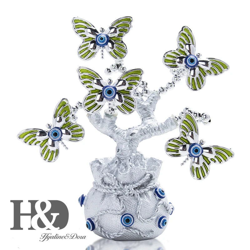 Фигурка дерева H &amp D Fengshui турецкое Дурной глаз дерево для защиты богатства удача