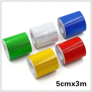 

5cm Car Reflective Tape Stickers Warning Safety Tape Styling for Jeep Liberty Trailhawk Commander Hurricane Gladiator