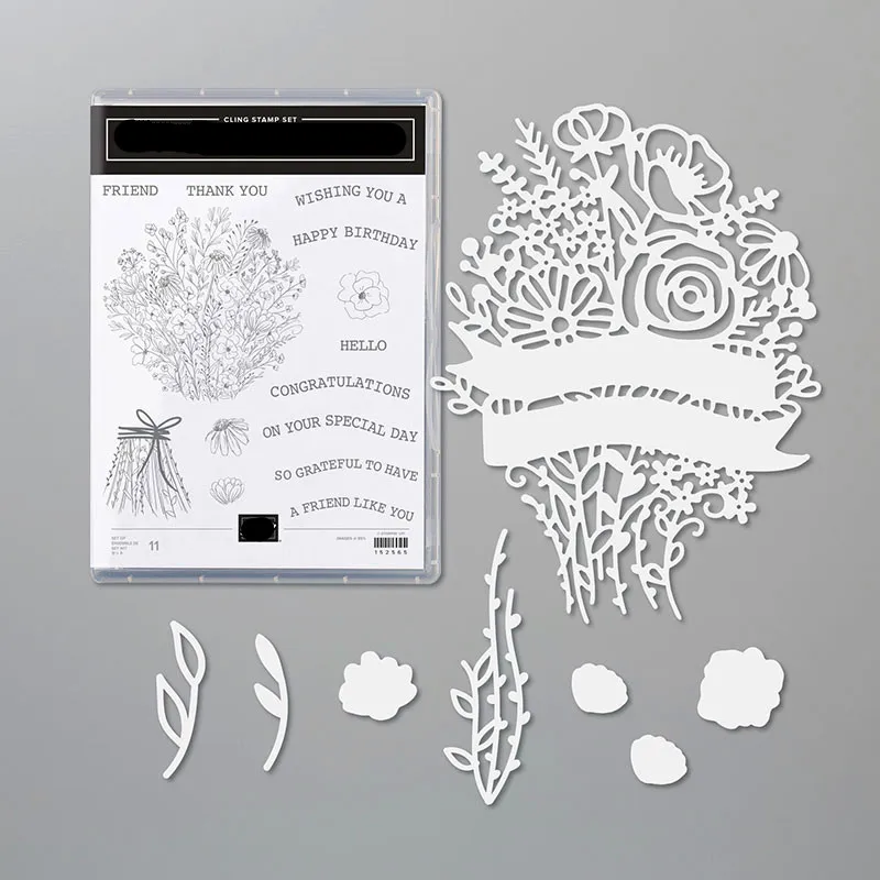 

ARTISTRY BLOOMS Metal Cutting Dies and Stamps Craft Dies Scrapbooking Card Making Album Embossing Stencil Die Cut