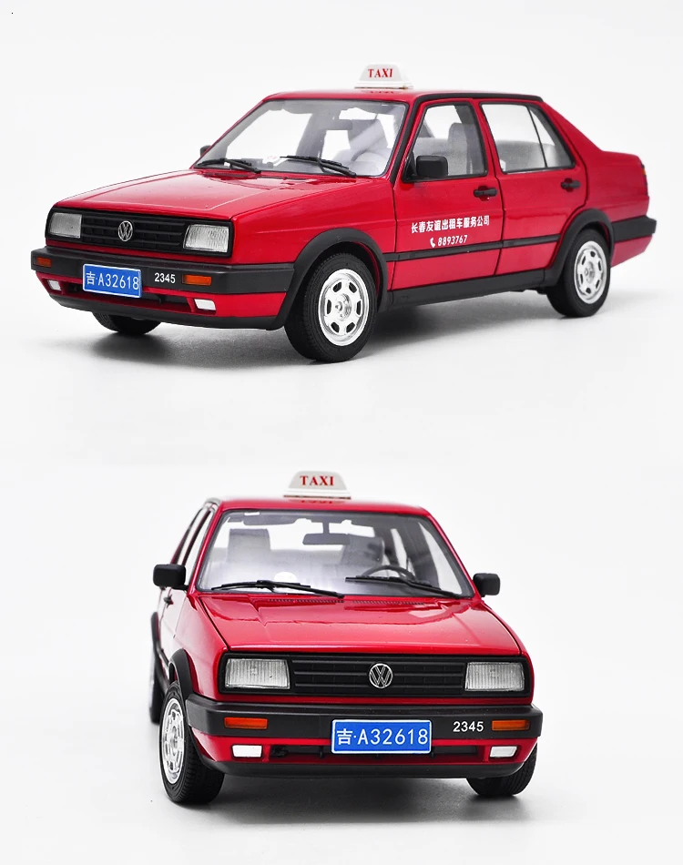 Высокая имитация 1:18 классический старый Jetta сплав модель литья под давлением металлическая модель автомобиля Оригинальная коробка коллекция