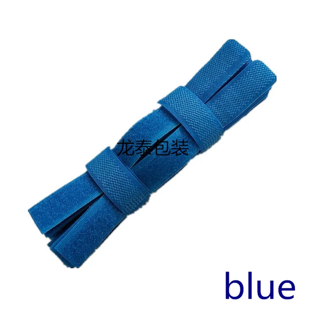 50pcs Colourful Reusable Fastening Wire Cable Ties Organizer Cord Cable Tie Rope Holder for Laptop PC TV Reusable Cable Ties Blue