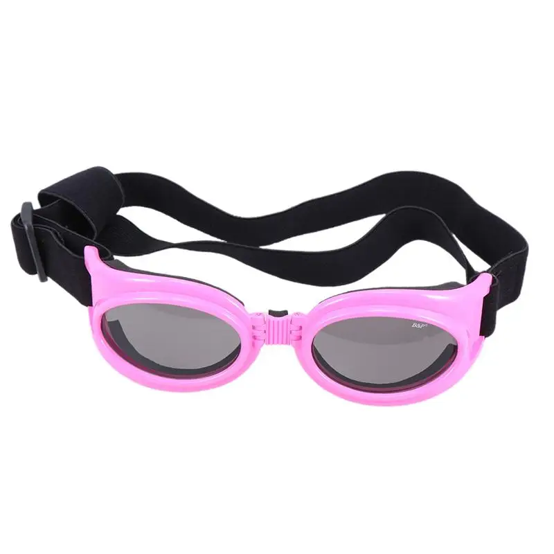 Pink Fashion Dog Sunglasses Pet Accessories Wind Proof Glasses Pet Eyeglass - Color: Pink