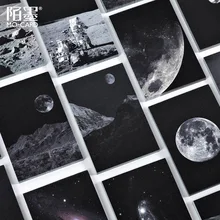 100 folhas/embalar os planetas terra mars memo bloco de notas mensagem do vintage notas decorativas bloco de notas de papel para scrapbooking