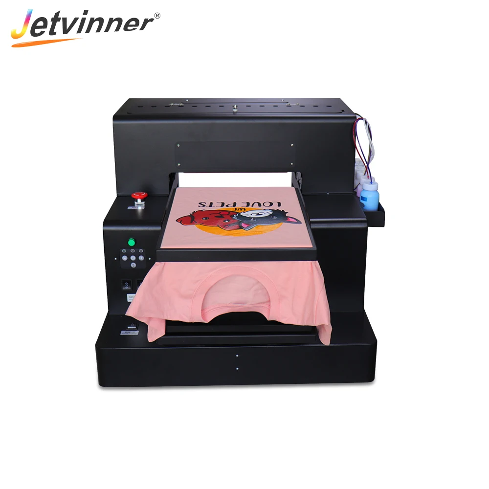 Automatic A3 DTG Printer Flatbed T Shirt Printing Machine With