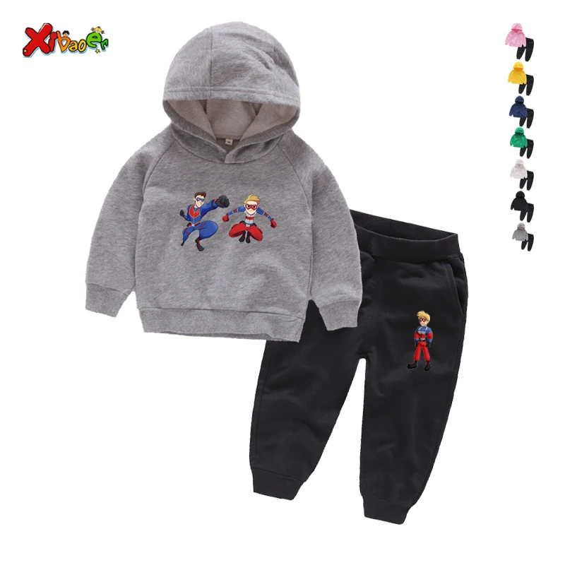 Baby Clothing HenryDanger Hoodies Sets Children 2 3 4 5 6 Years Birthday suit 2020 Kids Sport Suits Hoodies Top +Pants 2pcs Set baby boy clothing sets cheap	 Clothing Sets