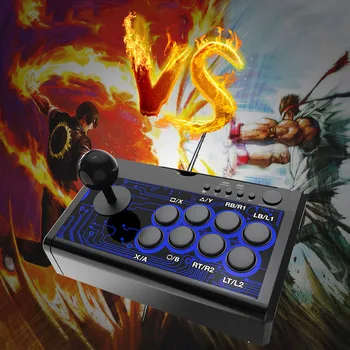 

Usb Controller Rocker Game Arcade Joystick Gamepad Fighting Stick For Ps3 Ps4 Switch Android Plug Play Street Fighting Feeling