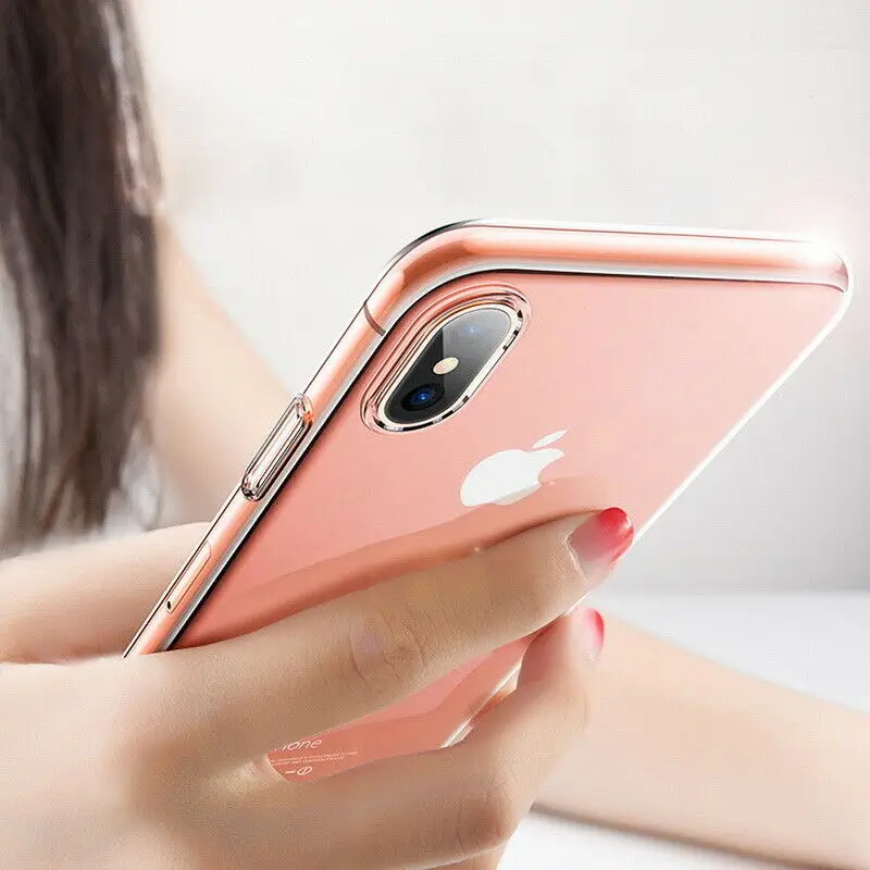 For iPhone 12 11 Pro XS Max XR X 8 7 6 Plus 5 SE 2020 Ultra Thin Soft TPU Silicon Gel Transparent Camera Protect Case Back Cover For iPhone 12 11 Pro XS Max XR X 8 7 6 Plus 5 SE 2020 Ultra Thin Soft TPU Silicon Gel Transparent Camera Protect Case Back Cover