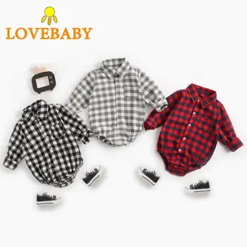 

2019 New Autumn Spring Infant Toddler Baby Girls Long Sleeve Solid Bodysuit Jumpsuit Onesie Baby Clothes Happy Birthday Gifts