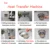 Утюг на Красочном Тигре Собака Сова Патчи для Одежды DIY футболки Платья Аппликация Теплопередача Виниловые Наклейки Термопресс H