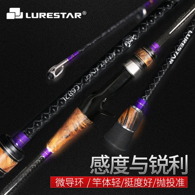 Lurestar Bass Fishing Rod, Fuji Spinning Fishing Rod