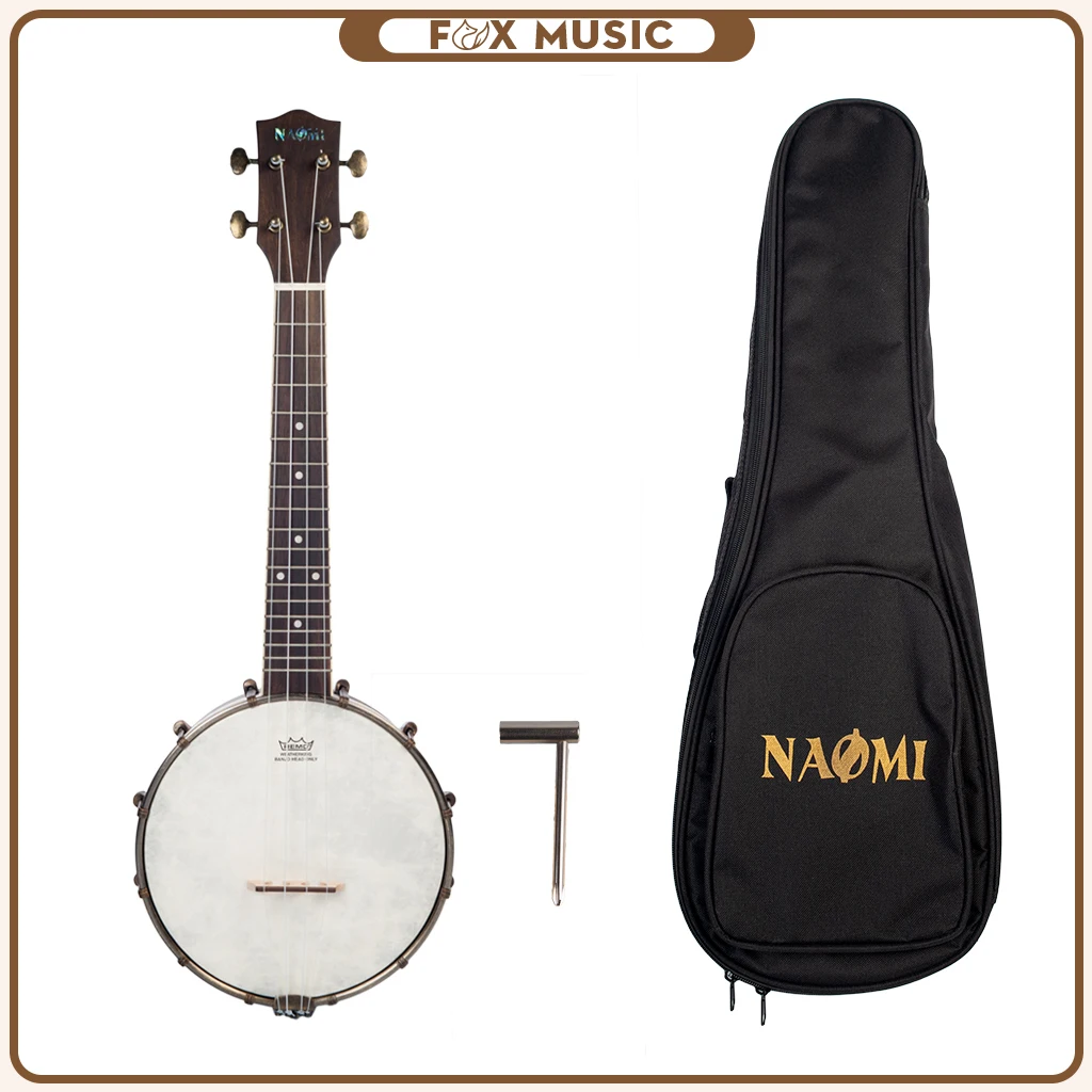 

Banjolele 23 Inch Concert Banjo Ukulele Combination With Gig Bag Musical Instrument