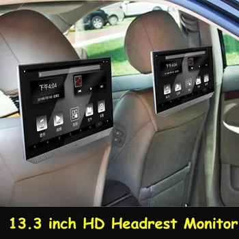 

13.3 Inch Android 2+16G Car Headrest Monitor 1920*1080 4K 1080P IPS Touch Screen WIFI/Bluetooth/USB/SD/HDMI/FM MP5 Player