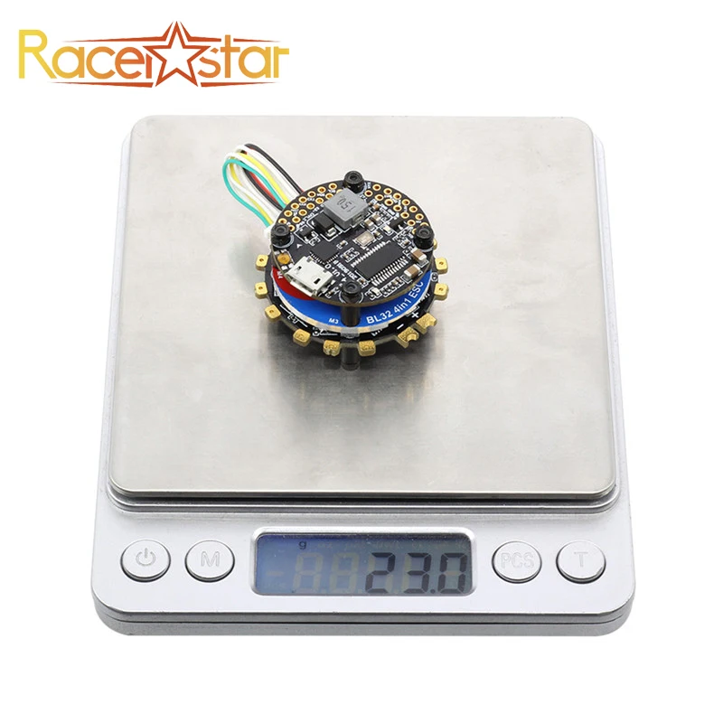 Racerstar TaiChi AIO BEC& 40A BL_32 4в1 ESC круглый стек 20x20 мм F4 OSD 2-6S Полетный контроллер для радиоуправляемого квадрокоптера дрона DIY часть