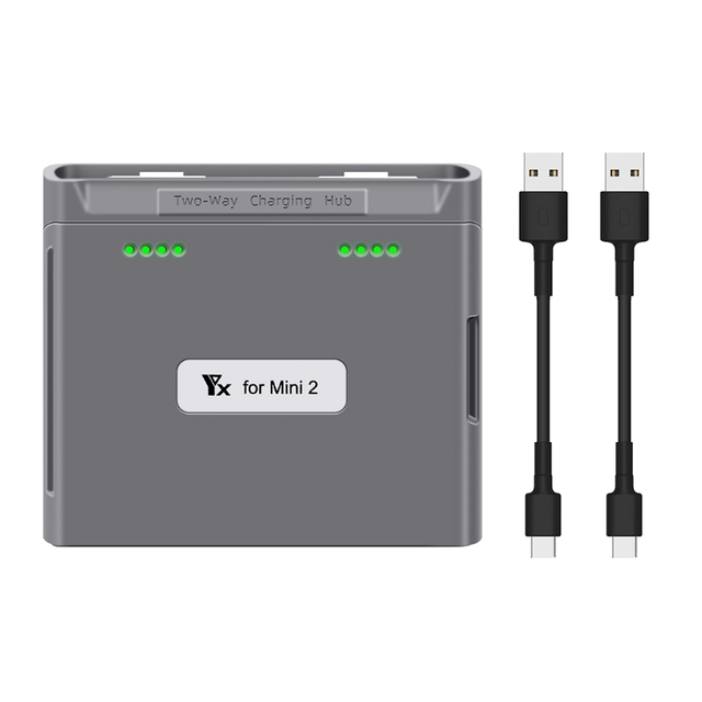 Two-Way Charging Hub Batteries Manager Quickly Charge Power Bank Drone Accessories Compatible with Mavic Mini 2/Mini SE