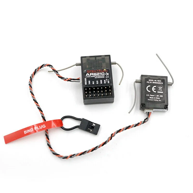 

2.4GHZ AR6210 6-Channel Receiver RX compatible for Spektrum DSM2 DSMX Transmitter TX RC