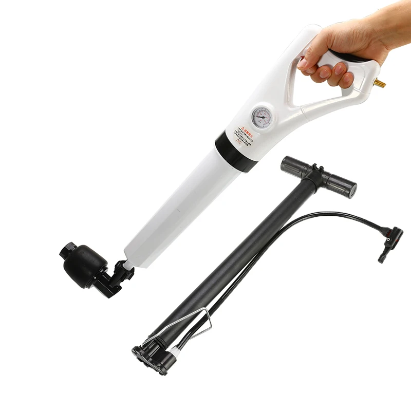 

Toilet Plunger High Pressure Pump Cleaner Powerful Air Blaster Plunge Dredge Air Floor Drain Air Power Drain Blaster Gun