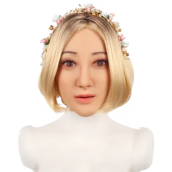 

Artificial Human Skin Face Realistic Silicone Masks For Crossdresser Transgender Cosplay Disfigurement Repair Disguise Self