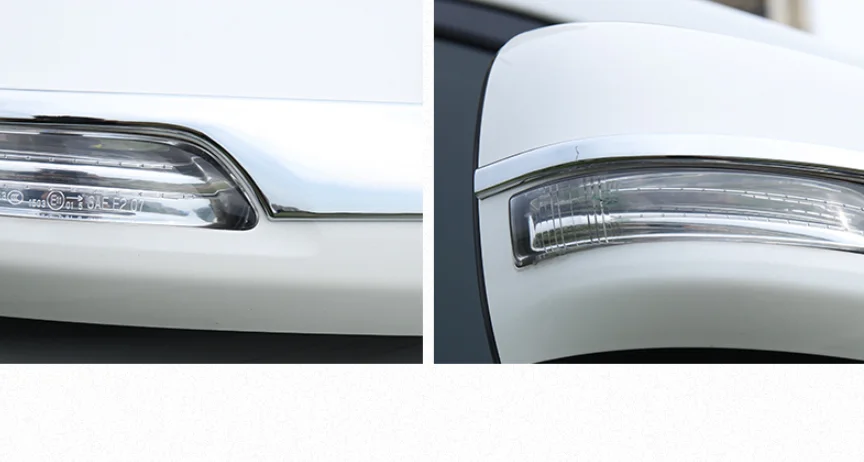 Для Toyota Prado 2010 2011 2012 2013- ABS пластик Боковая дверь Зеркала заднего вида аксессуары 2 шт