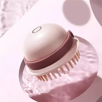 

Muti-Function Waterproof Vibration Degreasing Rechargeable Low Frequency Massage Scalp Wet and Dry Electric Head Massage Comb