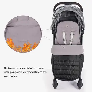 

Waterproof And Windproof Warm Universal Baby Stroller Foot Cover Autumn And Winter 300D Oxford Cloth Cotton Baby Stroller Foot