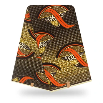 

100% Cotton Ankara African Wax Cloth African Dutch Wax African Clothes Fabric for patchwork sewing/Pagnes/ Lapa/Chitenge Y-72