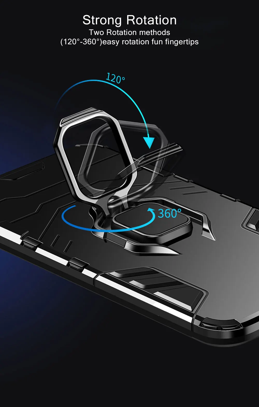 Для huawei Honor 20 чехол с кольцом для пальцев противоударный жесткий чехол для телефона бампер чехол для Honor 20 Pro защитный чехол