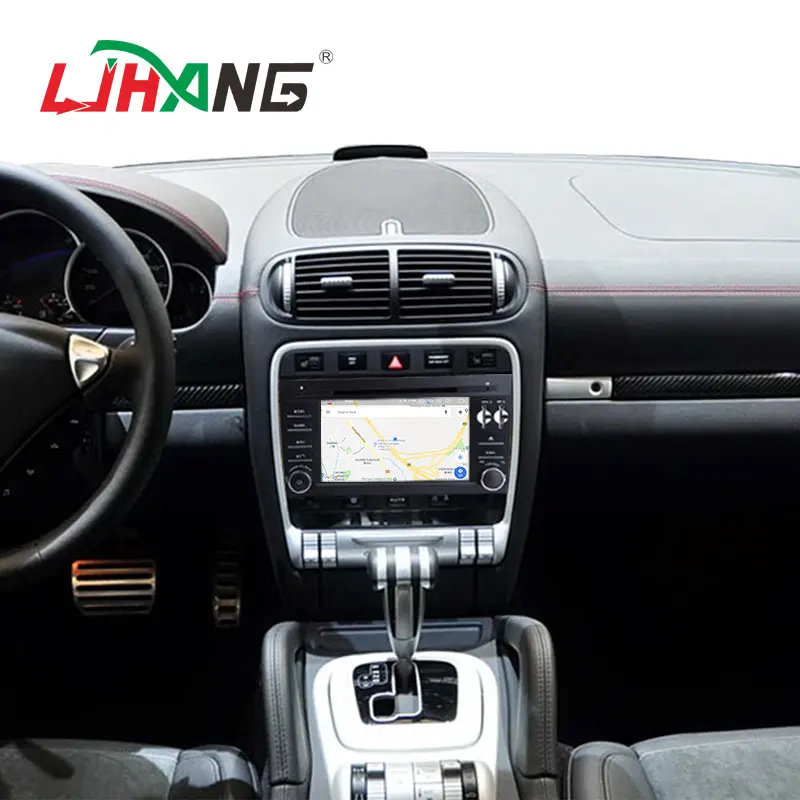 LJHANG 2 Din Автомобильный dvd-плеер Android 9,0 для Porsche Cayenne 2003-2010 gps стерео Автомагнитола Восьмиядерный 4 Гб ram 64 Гб rom wifi авто