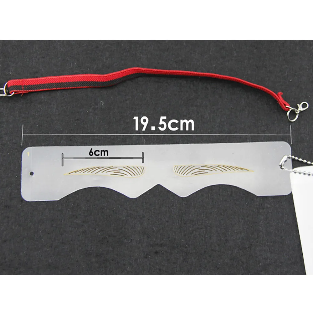 2 пачки A+ B стиль микроблейдинг Перманентный макияж принадлежности Шаблон бровей трафареты карты