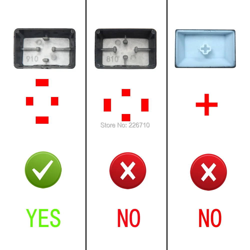  Arrow Keys ↑↓←→ Replacement Keycaps for Logitech G310 G413 G613 G810 G910 Keyboard Romer G (Up Down