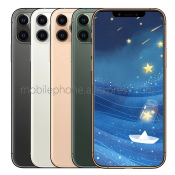

Notch Screen Android Big Screen 6.5" inch metal body 11Pro Smartphone Unlocked Smart Mobile Cell Phone Google Play Free Gift