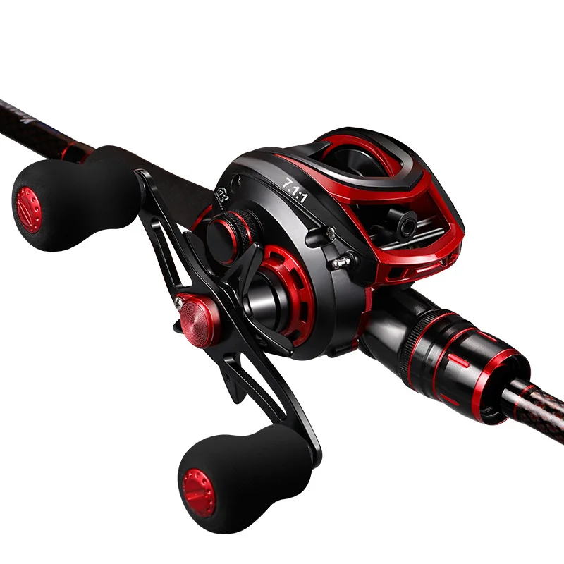 

Baitcasting Fishing Reel metal spool Drag16 kg high speed 7.1:1 Lure Reel 14+1BB magnetic brake Bait Casting reel YUYU