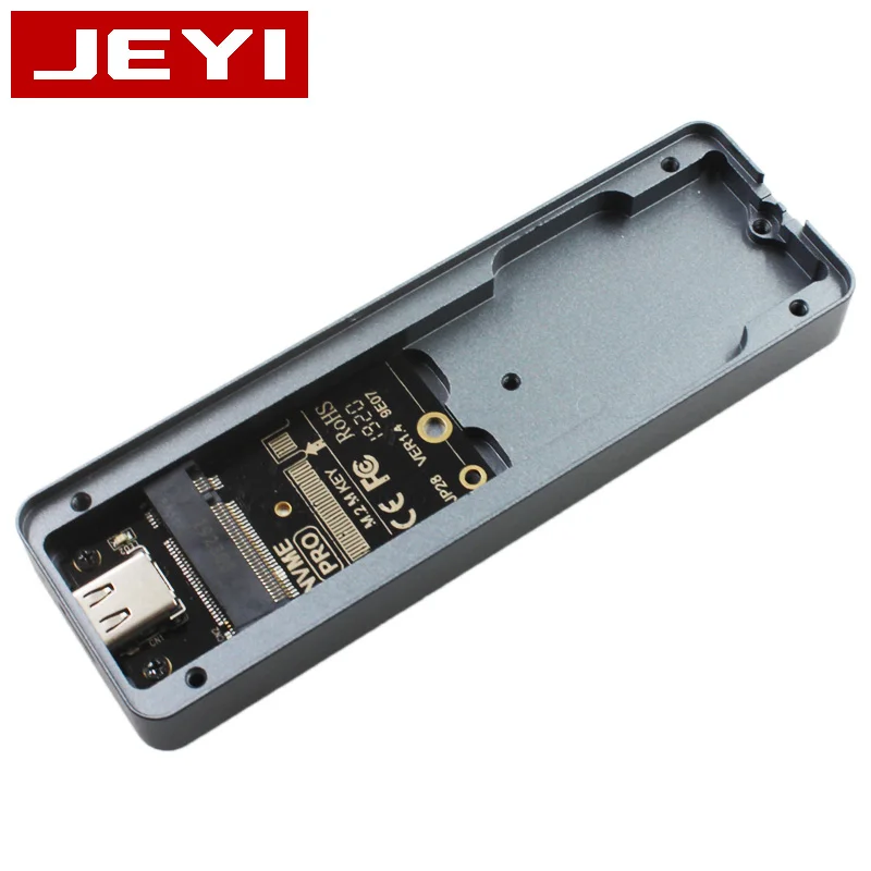 Чехол JEYI i9 GTR NVME алюминиевый корпус для мобильного жесткого диска TYPE C3.1 RTL9210 m. 2 USB3.1