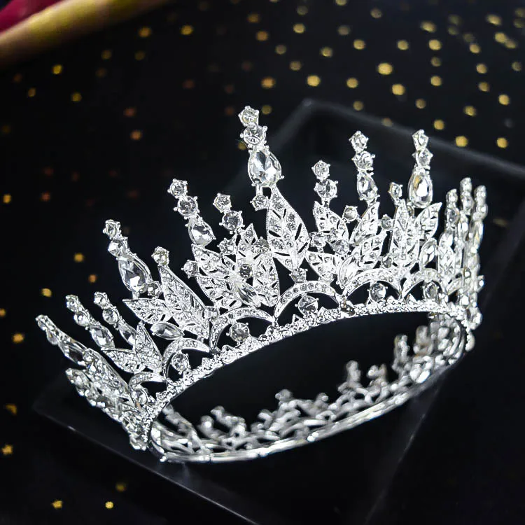 de casamento strass grande tiara redonda, acessórios de festa de aniversário