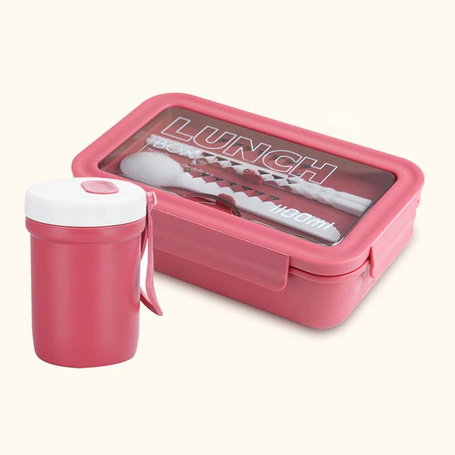 Ecofriendly Lunch Box BPA Free Microwave Safe With Cutlery 1100ml • Sadoun Sales International
