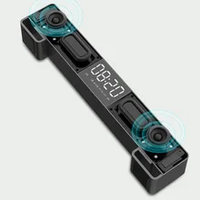 ТВ звуковая панель проводной беспроводной Bluetooth домашний объемный Саундбар для ПК кинотеатра ТВ динамик AUX для домашнего кинотеатра компьютерная Колонка s