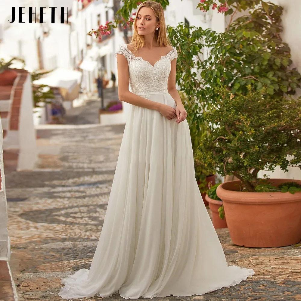 Женское платье с длинным рукавом JEHETH кружевной аппликацией шифоновый Boho Chic