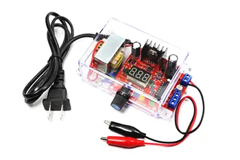 

Factory Wholesale Free Shipping EU 220V DIY LM317 Adjustable Voltage Power Supply Board Learning Kit With Case
