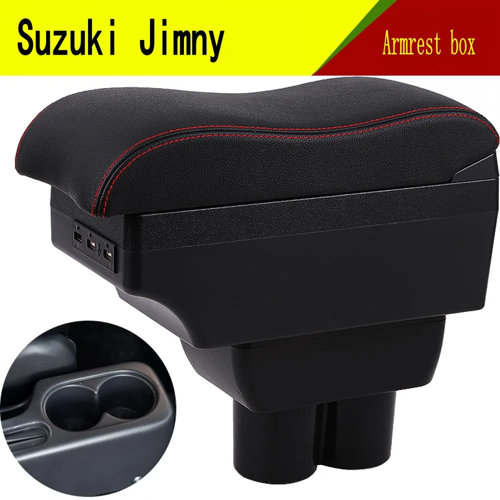 

For Suzuki Jimny Armrest Box Arm Elbow Rest Center Console Storage Case Modification Accessories with Cup Holder USB Port