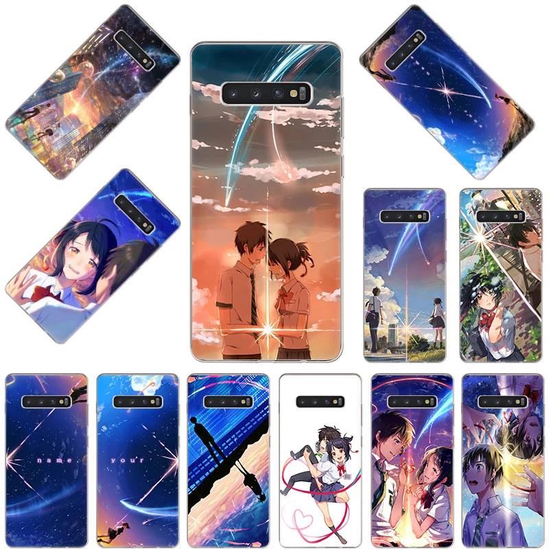 Your Name Anime Sad Cute Girl Soft Silicone Phone Case For Samsung Galaxy A8 19 A6 A5 18 M40 M30 M M10 A6plus Cover Phone Case Covers Aliexpress