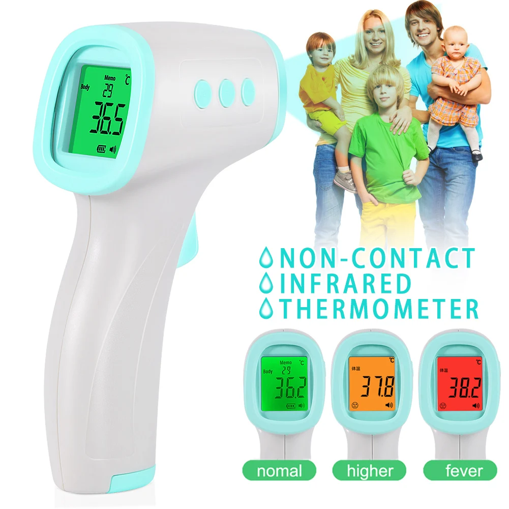 

Hot Selling Handheld Infrared Thermometer Temperature Meter Non-contact Forehead Measuring for Adult Baby LBV