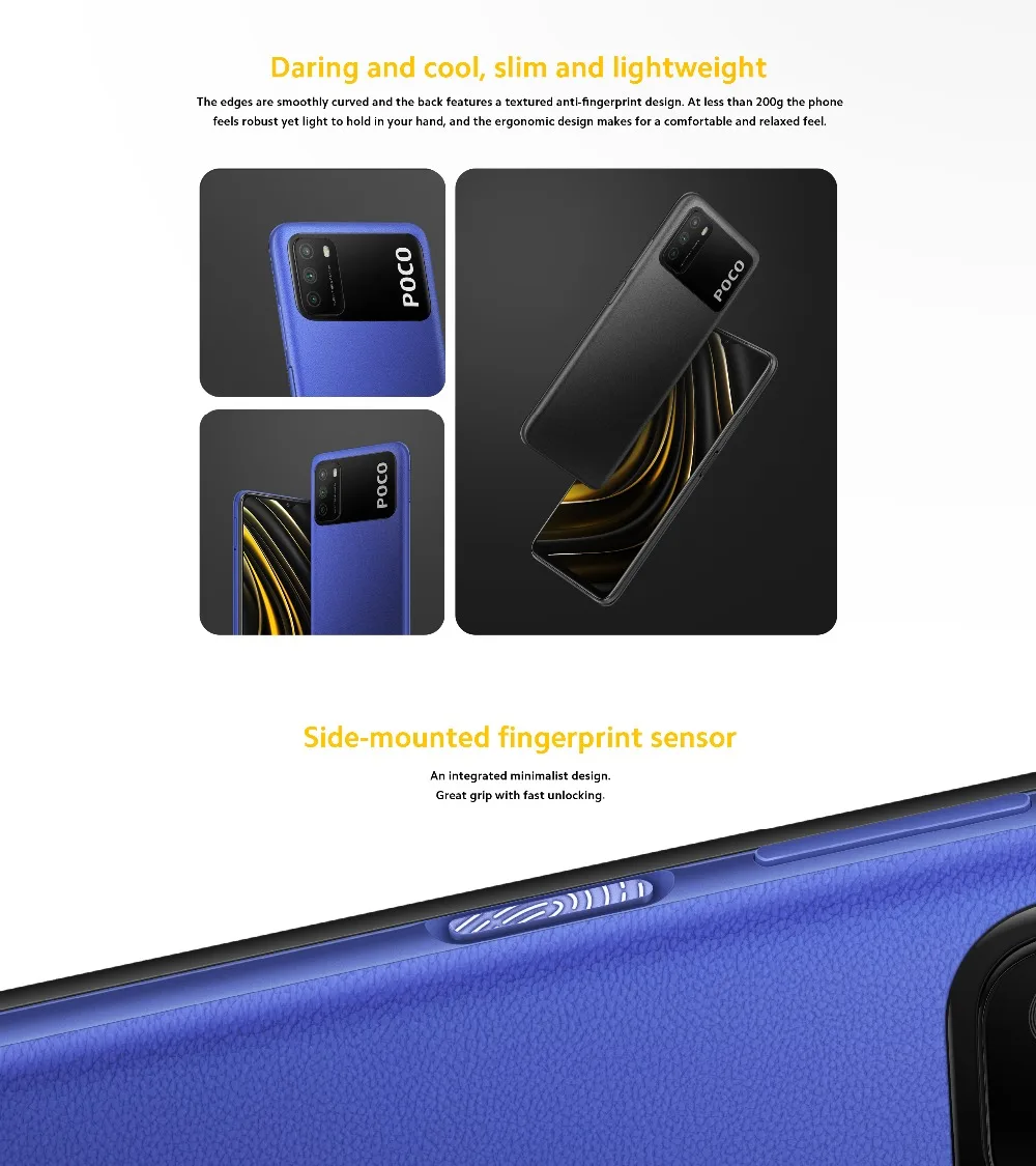Versão Global Poco Cellphon 4gb 64gb 6000mah Bateria Snapdragon 662 Octa Núcleo 48mp Câmera Smartphone m3 25 Versão global poco m3 cellphon 4gb 64gb