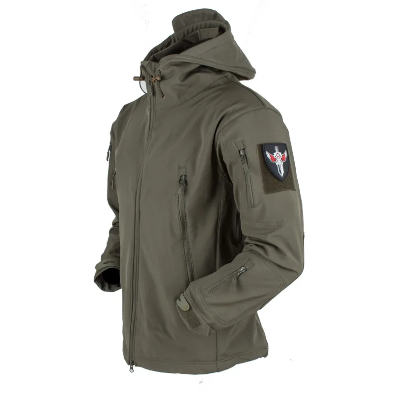 Охотничья одежда уличная Акула кожа tad v4 Тактический millitary softshell куртка костюм Мужская водонепроницаемая Боевая флисовая куртка мужская