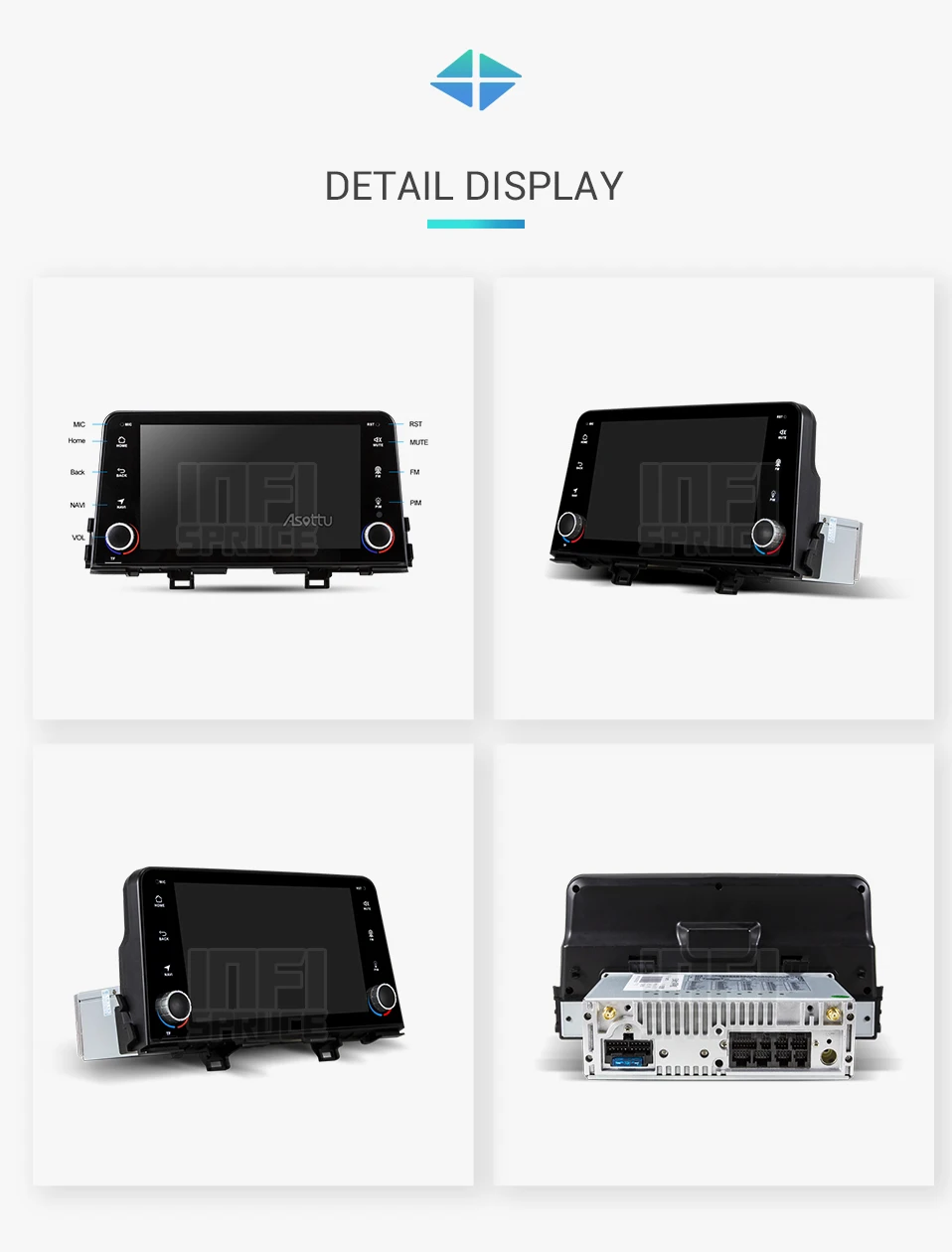 Android 9,0 4+ 32g автомобильный dvd для Kia Picanto gps навигация автомобильный dvd мультимедийный плеер Видео Радио плеер