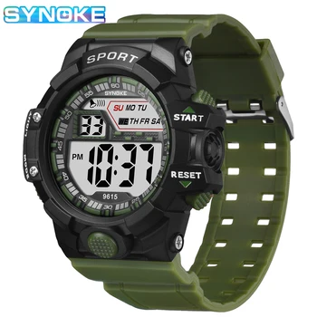 

SYNOKE Mens Watches Military Watch Waterproof LED Sports Alarm Clock Reloj Hombre Relogio Masculino Men Digital Wristwatch