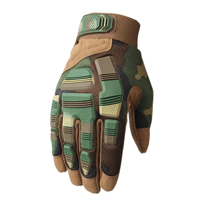 Новые мужские военные тактические перчатки полный палец боевые перчатки противоскользящие охотничьи армейские страйкбольные перчатки для пейнтбола - Цвет: CM