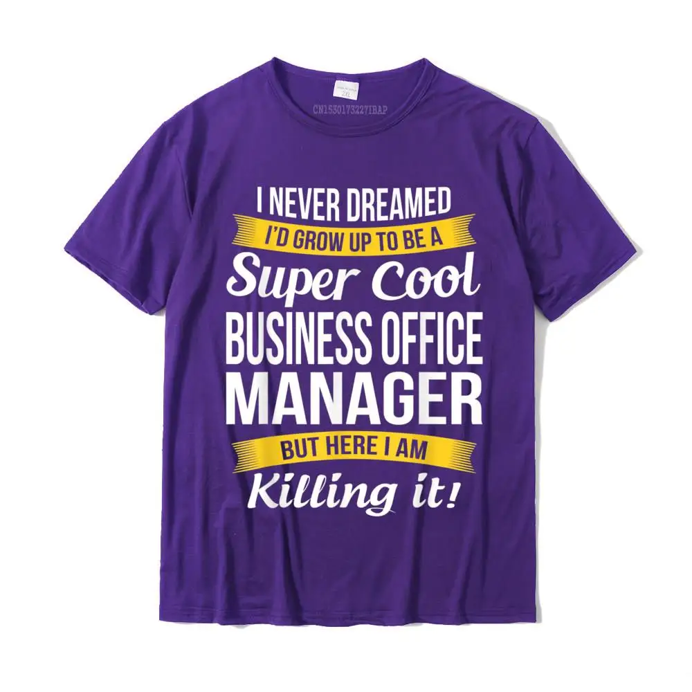 Special Casual Crazy Tshirts Round Collar Pure Cotton Men Tees Short Sleeve Father Day Crazy Tops Tees Wholesale Super Cool Business Office Manager T-Shirt Funny Gift__MZ15823 purple